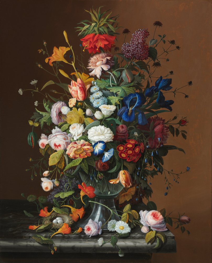 Severin Roesen - Flower Still